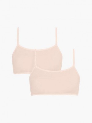 Beige Calvin Klein 2 Pack String - CK One Women Bra | RKHE-62951
