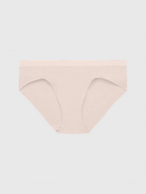 Beige Calvin Klein Bikini - Seductive Comfort Women Briefs | DIJU-39072