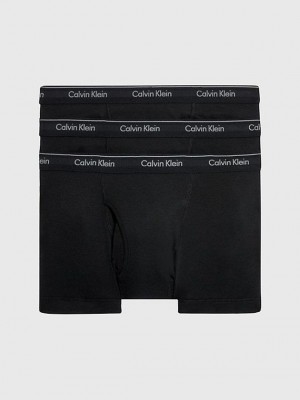 Black Calvin Klein 3 Pack - Cotton Classics Men Briefs | VLWN-65283