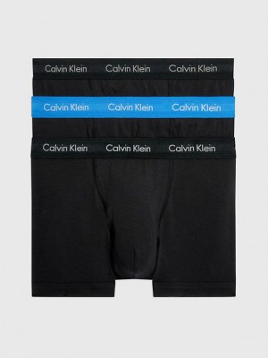 Black Calvin Klein 3 Pack - Cotton Stretch Men Briefs | FHJU-83124