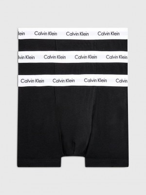 Black Calvin Klein 3 Pack - Cotton Stretch Men Briefs | QWFU-72483