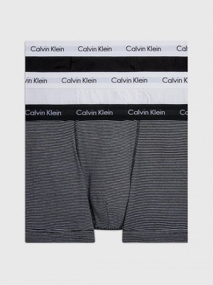 Black Calvin Klein 3 Pack - Cotton Stretch Men Briefs | ILQJ-05791