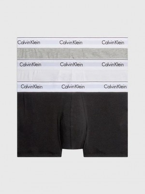 Black Calvin Klein 3 Pack - Modern Cotton Men Briefs | OKTC-61729