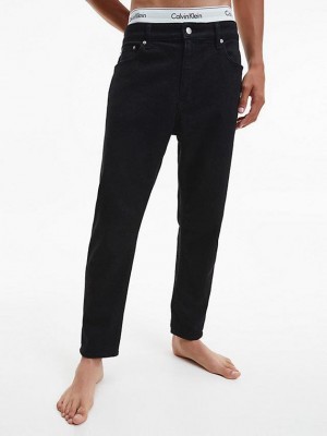 Black Calvin Klein 90's Straight Men Jeans | DNYL-91582