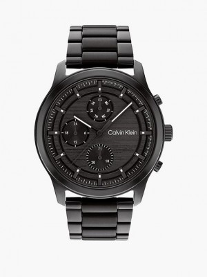 Black Calvin Klein Ambition Men Watch | BMQO-56182