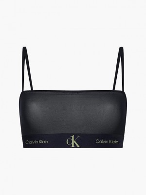 Black Calvin Klein Bandeau - CK One Women Bra | NSXE-03859