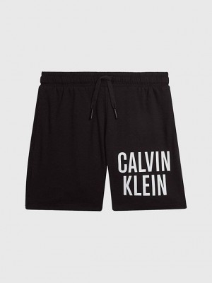 Black Calvin Klein Beach - Intense Power Boys's Shorts | UNTY-18042