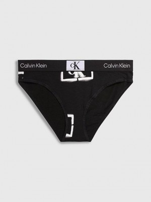 Black Calvin Klein Bikini - Ck96 Women Briefs | BXKR-89364