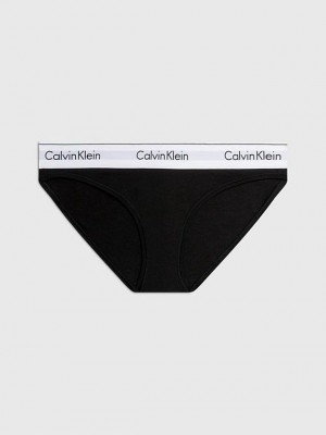 Black Calvin Klein Bikini - Modern Cotton Women Briefs | SKPA-03549