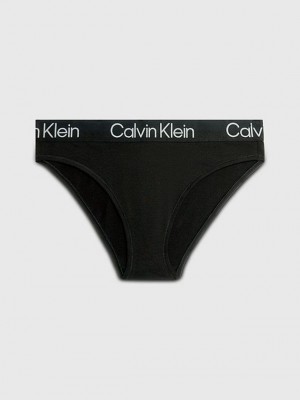 Black Calvin Klein Bikini - Modern Structure Women Briefs | NIOU-43521