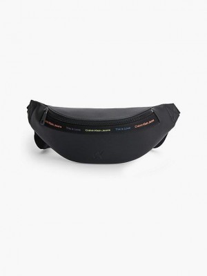 Black Calvin Klein Bum - Pride Women Bags | IMDW-09652