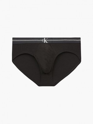 Black Calvin Klein CK One Recycled Men Briefs | RLSD-84167