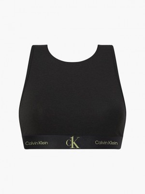 Black Calvin Klein CK One Women Bra | BRKQ-49758