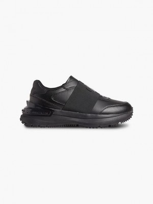 Black Calvin Klein Chunky Slip-On Women Sneakers | VGWN-36427