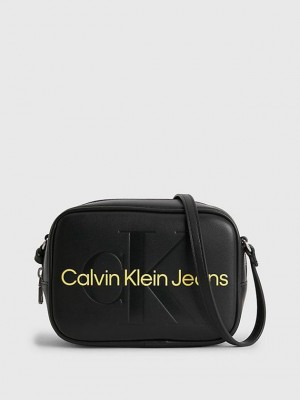 Black Calvin Klein Crossbody Women Bags | RVYL-93816