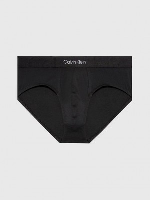 Black Calvin Klein Embossed Icon Men Briefs | QZYL-68309