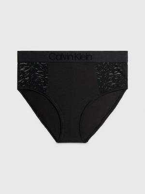 Black Calvin Klein High-Waisted Maternity Women Briefs | EHZX-24531