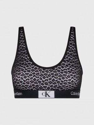 Black Calvin Klein Lace - Ck96 Women Bra | EBQK-68409