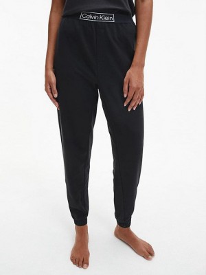 Black Calvin Klein Lounge - Reimagined Heritage Women Joggers | ADGR-23694