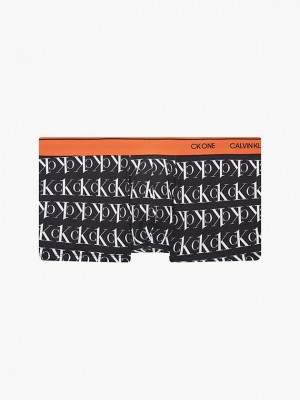 Black Calvin Klein Low Rise - CK One Men Briefs | CEIB-64231