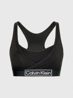 Black Calvin Klein Maternity - Reimagined Heritage Women Bra | MEUF-04568