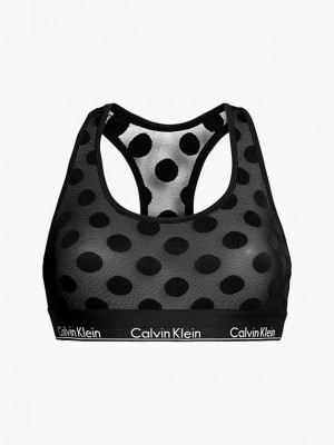 Black Calvin Klein Modern Cotton Women Bra | CUSR-60753