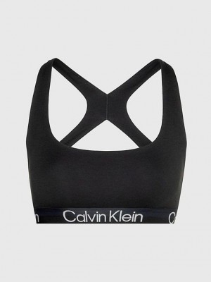 Black Calvin Klein Modern Structure Women Bra | LOYD-72948
