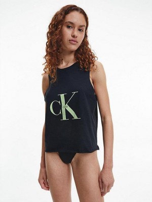 Black Calvin Klein Pyjama - CK One Women Top | PLBD-07864