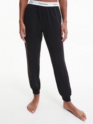Black Calvin Klein Pyjama - Modern Cotton Women Pants | XLHV-39684