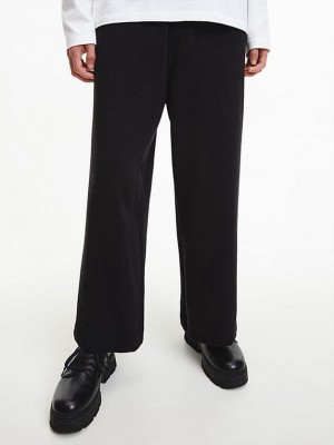 Black Calvin Klein Recycled Cotton Men Joggers | JYGC-70614