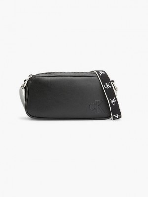 Black Calvin Klein Recycled Crossbody Women Bags | YKTH-71256
