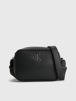 Black Calvin Klein Recycled Crossbody Women Bags | XCVR-01526