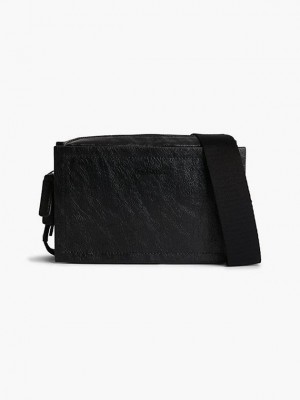 Black Calvin Klein Recycled Crossbody Women Bags | PEYS-45190