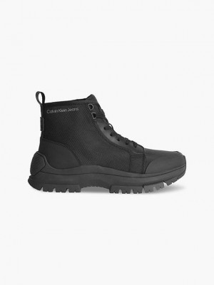Black Calvin Klein Recycled Hybrid Men Boots | ZXGM-42793