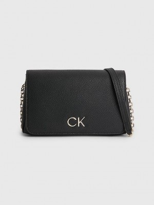 Black Calvin Klein Recycled Shoulder Women Bags | OMEG-08219