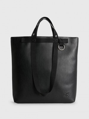 Black Calvin Klein Recycled Tote Women Bags | TVWD-05384