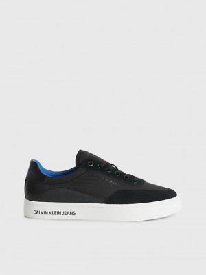Black Calvin Klein Recycled Women Sneakers | OHRN-25803