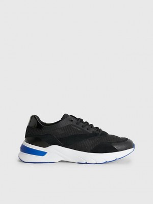 Black Calvin Klein Ripstop Women Sneakers | JYDI-59267