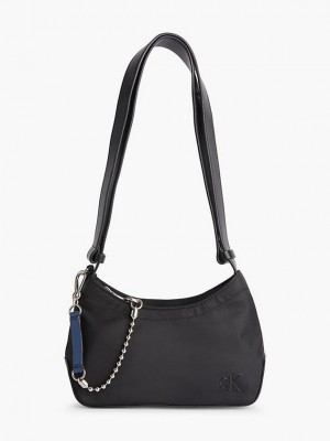 Black Calvin Klein Shoulder Women Bags | SKYU-04157