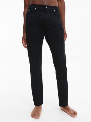 Black Calvin Klein Slim Men Jeans | MNHY-51782