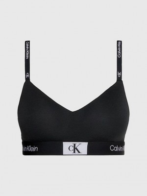 Black Calvin Klein String - Ck96 Women Bra | PRBZ-41806