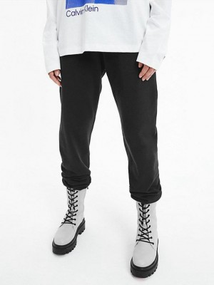 Black Calvin Klein Unisex Relaxed - CK Standards Women Joggers | ERXA-56943