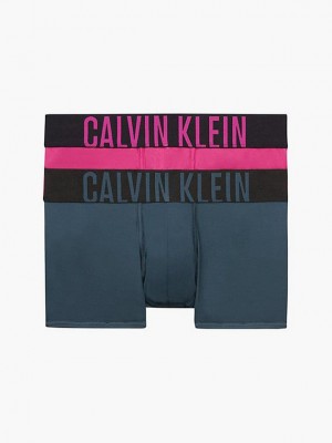 Blue Calvin Klein 2 Pack Low Rise - Intense Power Men Briefs | UNWR-69407