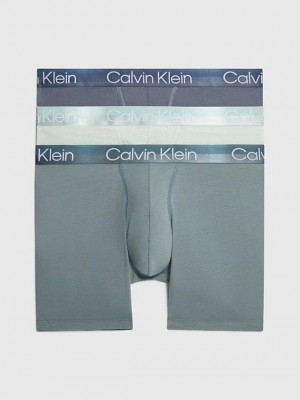 Blue Calvin Klein 3 Pack Boxer - Modern Structure Men Briefs | LOHF-48670