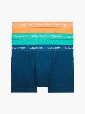 Blue Calvin Klein 3 Pack - Cotton Stretch Men Briefs | YOUN-98675