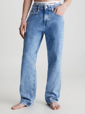 Blue Calvin Klein 90's Straight Carpenter Men Jeans | EDPC-67584