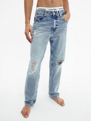 Blue Calvin Klein 90's Straight Men Jeans | VJSW-73928