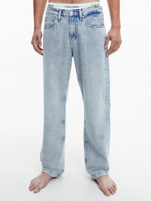 Blue Calvin Klein 90's Straight Men Jeans | PQEO-93451