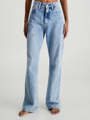 Blue Calvin Klein Authentic Bootcut Women Jeans | KTIQ-58024