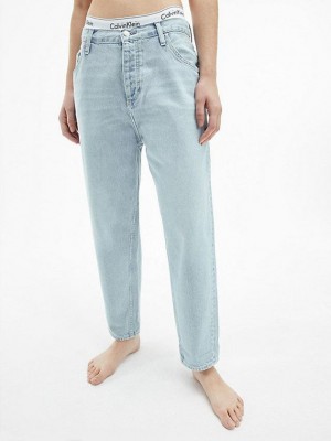 Blue Calvin Klein Baggy Women Jeans | FARV-43628